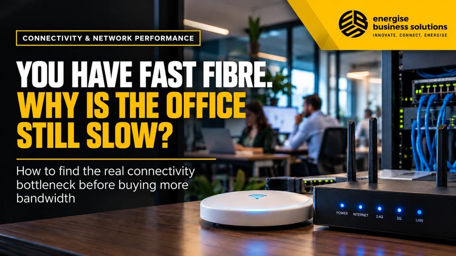 You have fast fibre. Why is the office still slow?