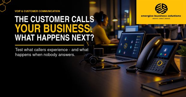 The customer calls your business. What happens next?