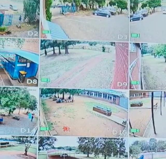 Multi-camera view on the school's recording system