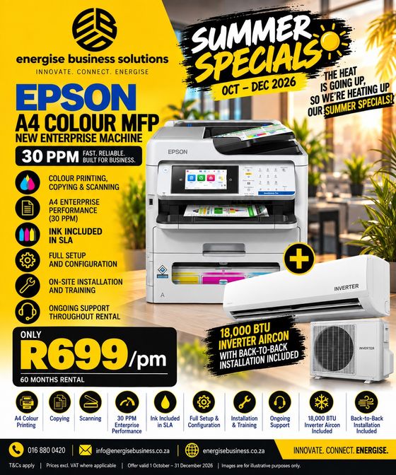Epson A4 Colour MFP summer special flyer
