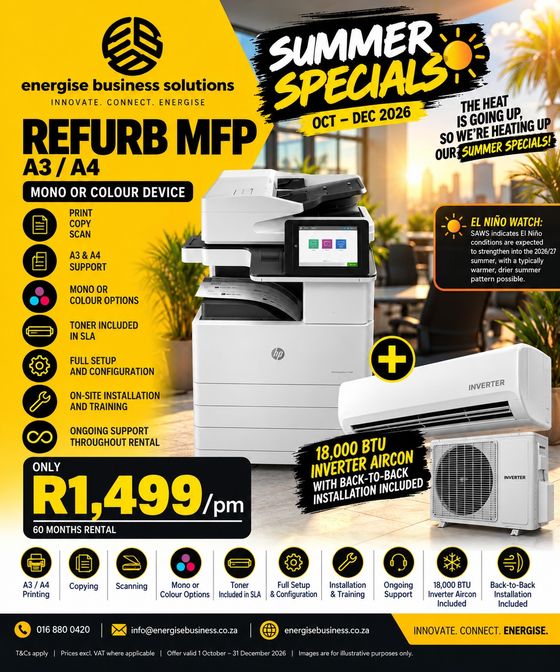Refurbished MFP, A3 / A4 summer special flyer